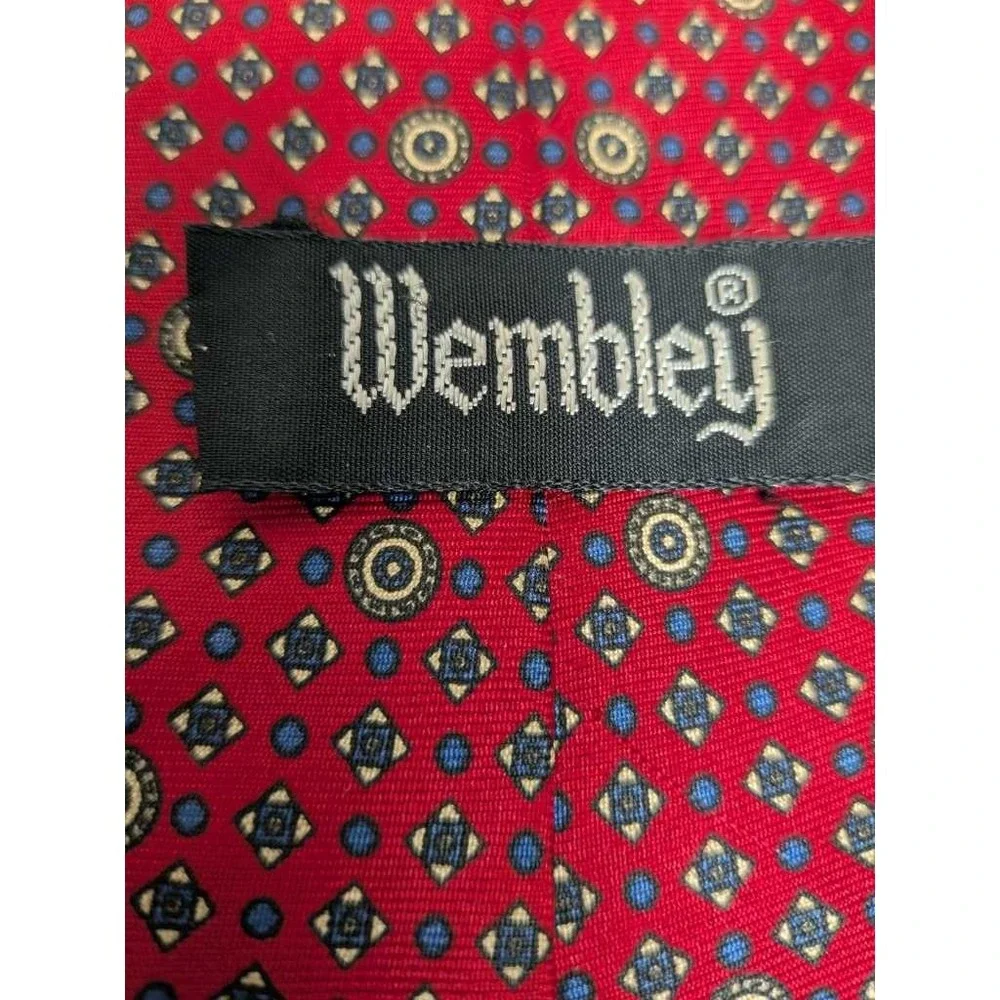 Wembley Lot of 6 Vintage Ties - Stripes Geometric Patterns - Mens‎ Neckwear